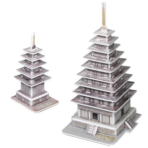 3D입체퍼즐 미륵사지석탑 과 정림사지오층석탑 뜯어만들기